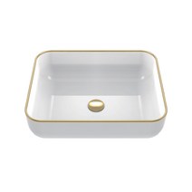 비고 VL-500 탑볼 세면기 화이트골드, 세면기만, 1개