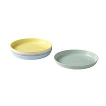 이케아 KALAS 칼라스 접시 혼합 색상 6개, 1개