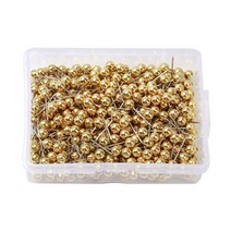 코르크 콜크 보드판 까꿍판 환경판 메모판 메뉴판 1000PCS 맵 압정 푸시 핀 4MM 6MM 플라스틱 헤드 스틸 포, 02 금_01 6mm