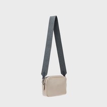 조셉앤스테이시 Playful Wide Webbing Strap Melange Grey