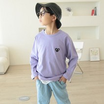 소년마켓 시크한 블랙눈눈 긴팔티(4칼라)9호~19호