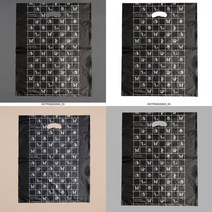 이지리치 100P 양장비닐봉투 검정 45X55CM 옷가게봉투 양장 비닐
