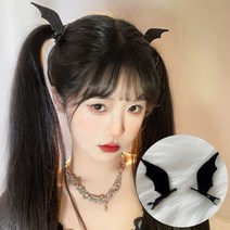 드미카 귀여운 박쥐 날개 포인트 헤어핀