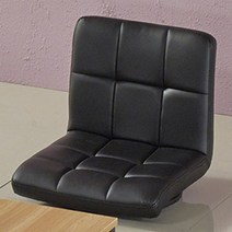 RSW374155체어우드 조탁 회전 좌식의자, A레드