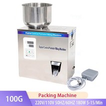 자동계량기 소분기 분말기계 220v 110v 자동 과립 분말 충전 기계 medlar 차 콩 종자 입자 무게 포장 기계 100g, 100 그램, 유럽 ​​연합