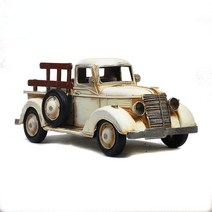 빈티지 오브제 Vintage American Old Pickup Truck Model Home Decorations Ornaments Handicrafts Coffee