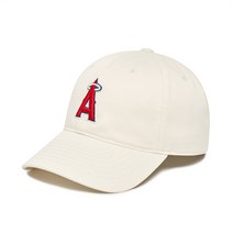 [국내매장판]MLB모자 N-COVER 언스트럭쳐 볼캡 LAA Ivory 아이보리 3ACP6601N-41IVS