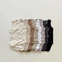 여름 아이스수트 아기 베이비 6개월애기 돌아기 실내복 나시 슈트