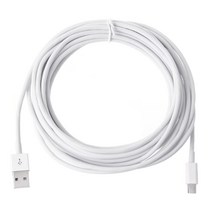 화웨이 xiaomi 휴대 전화 핸드폰 태블릿 pc 전원 은행 dvr 카메라에 대한 5m 마이크로 usb 충전기 케이블 충전 와이어 코드, 하얀, 02 WHITE_01 5m, 02 WHITE_01 5m