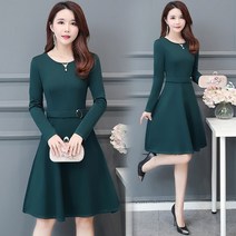 중년 마담 여성 봄 가을 원피스 GT2830