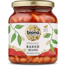 Biona Baked Beans Tomato sauce 바이오나 베이크 빈 토마토 소스 350g 6팩