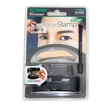 키스뉴욕 눈썹 도장 아이브로우 스탬프 6g, 1개, 01_포맨_다크그레이_스트레이트+마스크팩1매