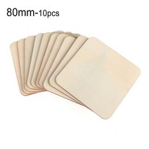 합판가격 나무합판 목재구입50 개/대 미완성 빈 사각형 나무 매달려 태그 로프 스크랩북 파티 호의 웨딩 선, 18 16