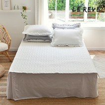 [르헤브] 베이직 시어서커 패드 겸 카페트 킹(K), 색상:그레이
