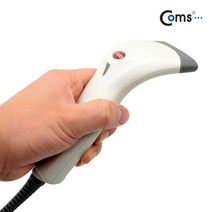 Coms AOZB482 바코드 스캐너 PS2용 화이트 마트 POS 기기, 1개