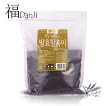 발효찰흑미 검정쌀 잡곡 소포장 국내산 1kg