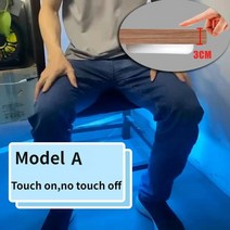 iot 스마트 홈 스위치 밝기 조절 가능 나무 터치 센서 스위치 3.7 ~ 24V 4A 침투성 센서 LED 조광기 제어 조명 스트립, Model A_USB wire