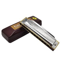 Blues Harmonica 하프 마우스 오르간 10홀 20톤 1072-C 키 쉘이 있는 음각 블루스 하모니카 전문 플레이어 전문가 밴드 학생 초보자 및 하모니카 악기
