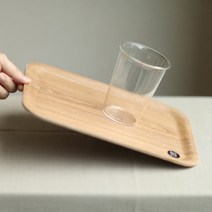 킨토 논슬립 우드 트레이 버드나무 우드 쟁반 직사각 3종, L 320x240mm