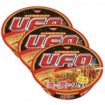 닛신 청일 UFO 야끼소바 (3개 세트), 3개