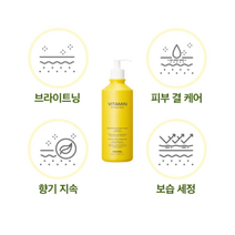 에르매S 전신 미백 바디워시 제주 청귤비타민수 바디케어 남성호감향기 만족도97.2% 뷰티셀럽들의 워너비, 500ml*3개