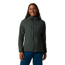 Mountain Hardwear 여성용 스탠다드 KOR 에어쉘 웜 재킷 스톤 L