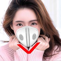 [필터교체식] 매직 V라인 연예인 마스크 (반영구 비용절약, 흰색, 스포츠, 1개