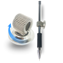 펜홀더 자석식 스프링 펜꽃이 벽부착 붙이는 자석 연필꽂이 펜 거치대 냉장고 자석보드