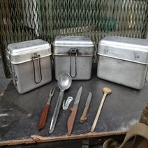 유럽군 식기 부쉬크래프트 알류미늄 메스킷 반합 체코 OFFICIAL FIELD TABLEOUTFIT KIT, 1셋트, 체코군 조리셋트(반품불가상품)