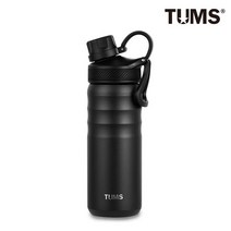 텀스 스포츠 진공 스텐텀블러 500ml, 블랙, 단품, 블랙