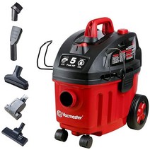 Vacmaster VF408 15.1L(4갤런) 습식/건식 진공 청소기 2단계 모터 포함, 4-Gallon