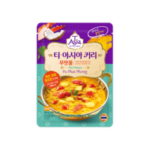 티아시아키친 푸팟퐁 커리 분말, 10개, 100g