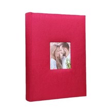 웨딩앨범 포토앨범 300 커플 사진 6X4 quot10X15cm 가족 메시지 영역 Interstitial 흰색 내부 페이지, red