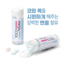 [봄샵] 입안을 시원하게 쿨캔디 2통 목감기 완화 스트레스 해소, 28g