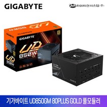 컴퓨터파워 기가바이트 UD850GM 80PLUS GOLD 풀모듈러 제이씨현