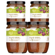 복음자리 무농약 무화과 잼 350g 과일 청 퓨레 토스트 소스 홈카페 라떼 만들기, 4개