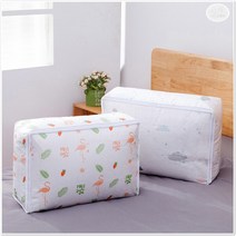 함 패딩 옷 팩 함 팩 커버 이불 정리 파우치 보관함 수납함 주머니 보관, 구름
