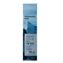 2080 마운틴 퓨어솔트(크리스탈민트) 치약 120g 1개//죽염치약, 1개