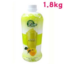 세미 후루티 유자 1800g 유자스무디 농축액 카페용품, 상세페이지 참조, 상세페이지 참조