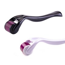 헬시 케어 540 더마 롤러 바늘 기구 얼굴 0.2mm 0.25mm 0.3mm-티타늄 스킨 도구 블랙 화이트 1 개, Black 3.00mm