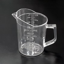 주방애몰 PC 계량컵 투명 계량용품 베이킹 국산 비커, 2000ml