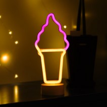 어반 LED 네온사인 네온조명 무드등 시리즈, C 아이스크림 스탠드
