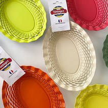 프렌치 컬러 브레드 바스켓 빵 간식 바구니 (11 color), 인디고블루