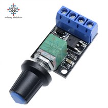 5V 15V 3A 전압 조정기 PWM DC 모터 속도 컨트롤러 거버너 무단 조절기 LED 조광기 전원, 한개옵션0