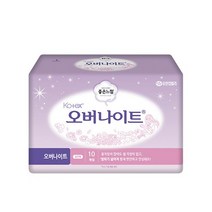 [유한킴벌리] 코텍스 좋은느낌 오버나이트 10P, 28개