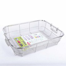덕흥 직사각 망 소쿠리 1단 40x30 AA 사각채반, 덕흥직사각망소쿠리1단55*43 (077301)
