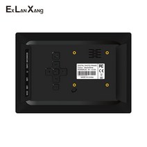 10 인치 고화질 사진 멀티미디어 플레이어 MP3 MP4 알람 시계 디지털 프레임 크리스마스 선물 판매, [01] Black, 01 Black_03 영국 플러그