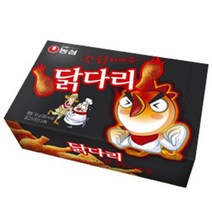 농심 닭다리 핫숯불바베큐맛 66g 20개