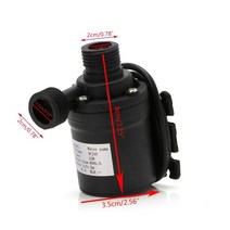 순환모터 수중 온수순환용 보일러 순환용 800L/H 5m DC 12V 24V 태양열 온수기 브러시리스 모터 순환 워터, [01] 12V, 01 12V