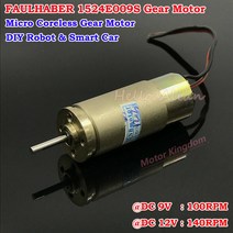모터 호환 Faulhabe-미니 15mm 코어리스 기어 감속기 모터1524E009S DC12V 140RPMDIY 로봇, 단일옵션